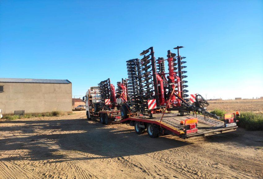 Transporte con camión plataforma en Valladolid
