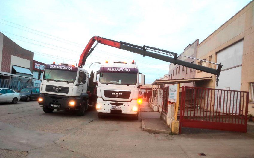 Transporte con grúa en Valladolid