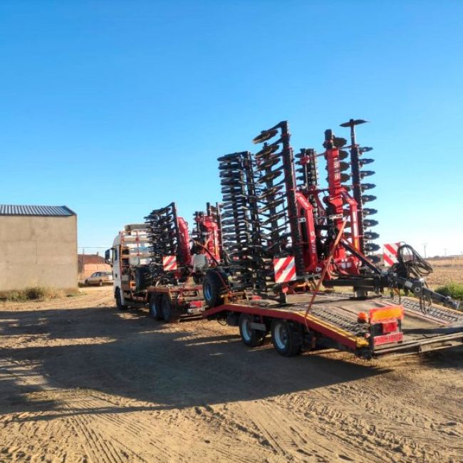Transporte con camión plataforma en Valladolid